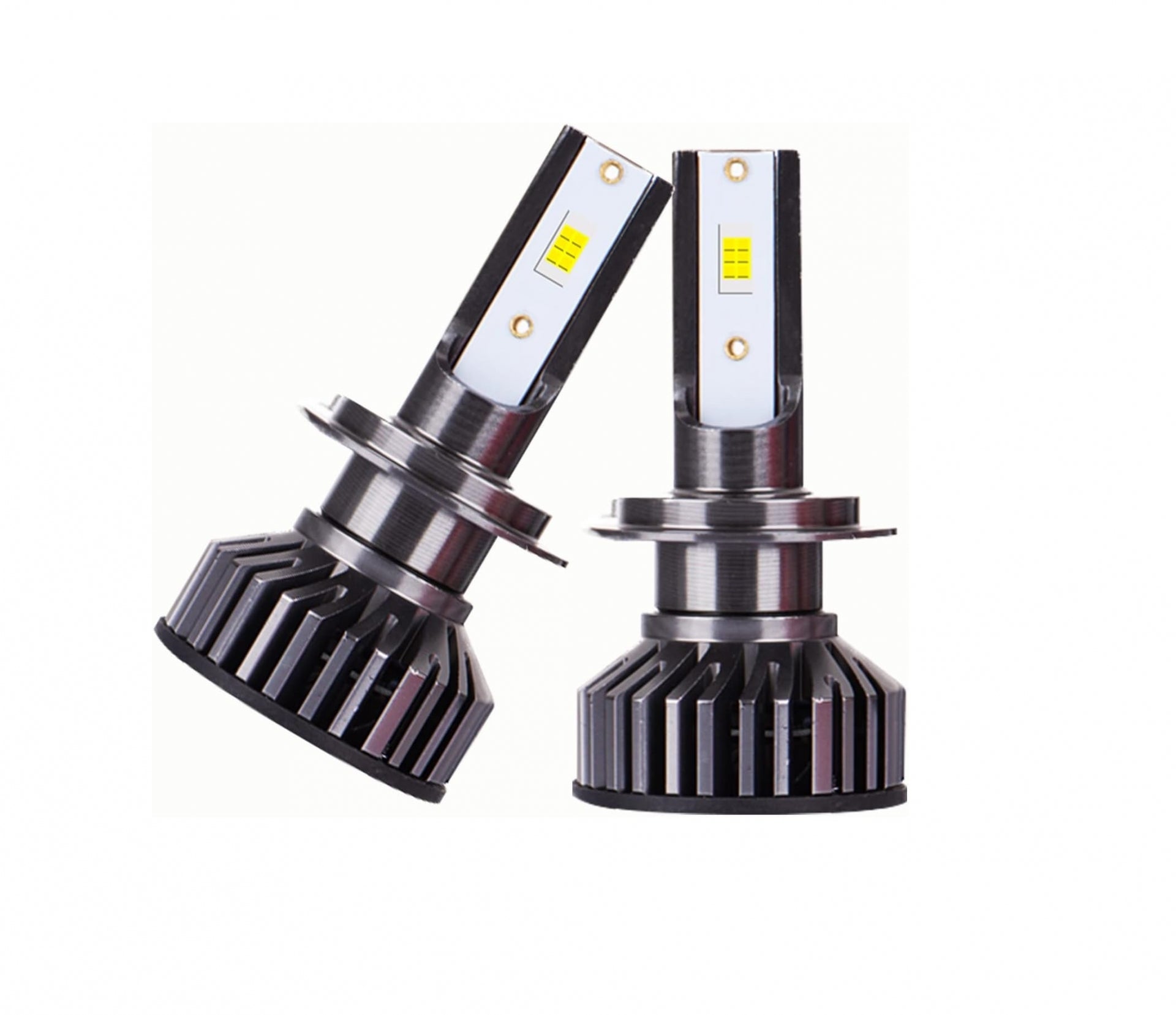 Комплект от 2бр Умалени Мини Лед Led Диодни Крушки H7 Х7 12V 50W 12000lm Mono LED +300% за Фарове Can Bus без грешки