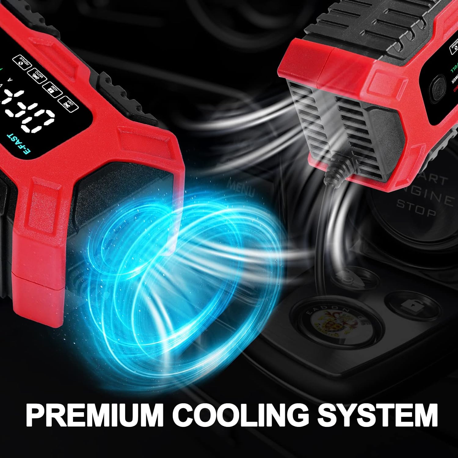 Автоматично Smart Смарт Импулсно Зарядно за Акумулатор 12V 6A