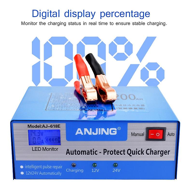 Интелигентно Импулсно зарядно за акумулатор 12V - 24V