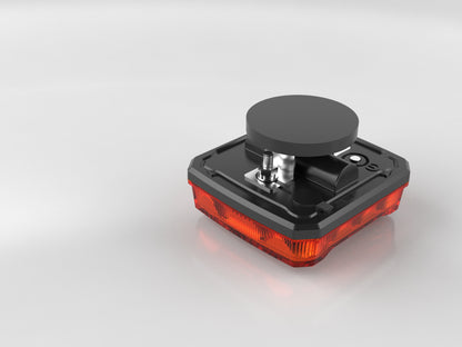 Безжични Wireless Аварийни Сигнални Блиц Светлини Лампи Маяк с Mагнит 12v 24v Лед Led Оранжеви с 12 режима на работа