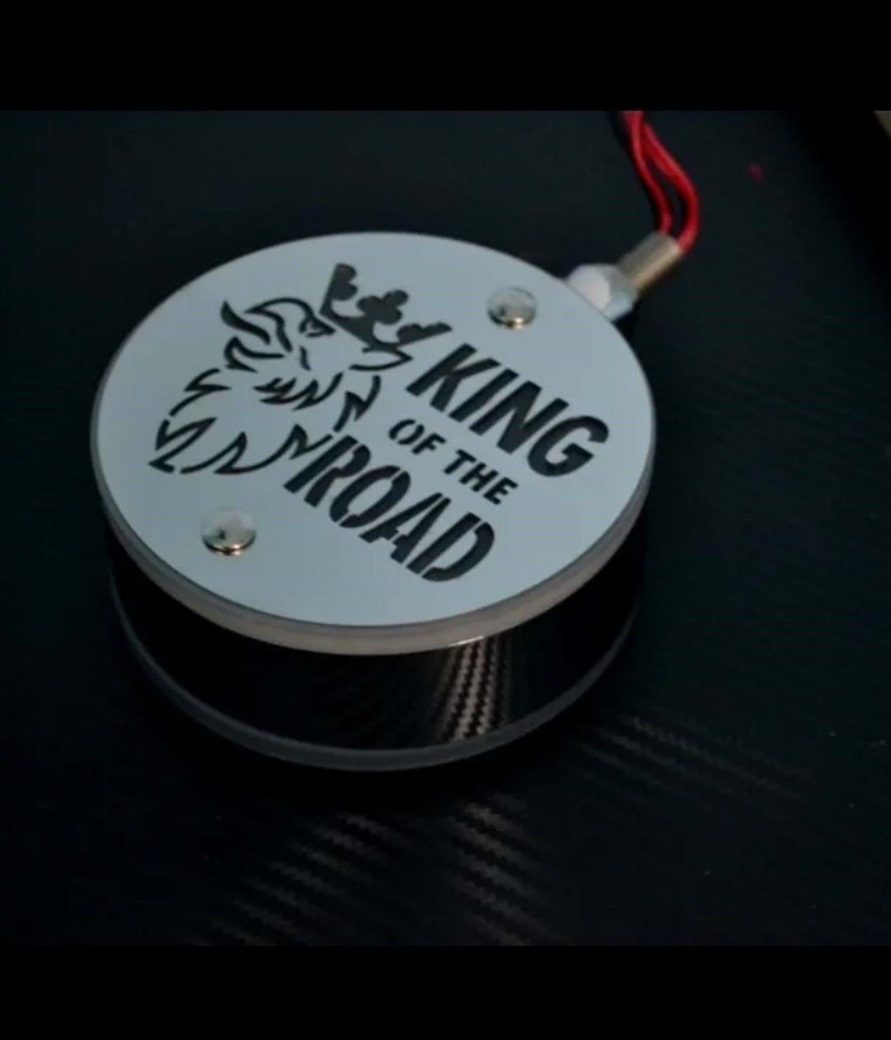 Комплект от 2бр Светодиодни LED Лед Габарити Обеци 24V бяло-червено King