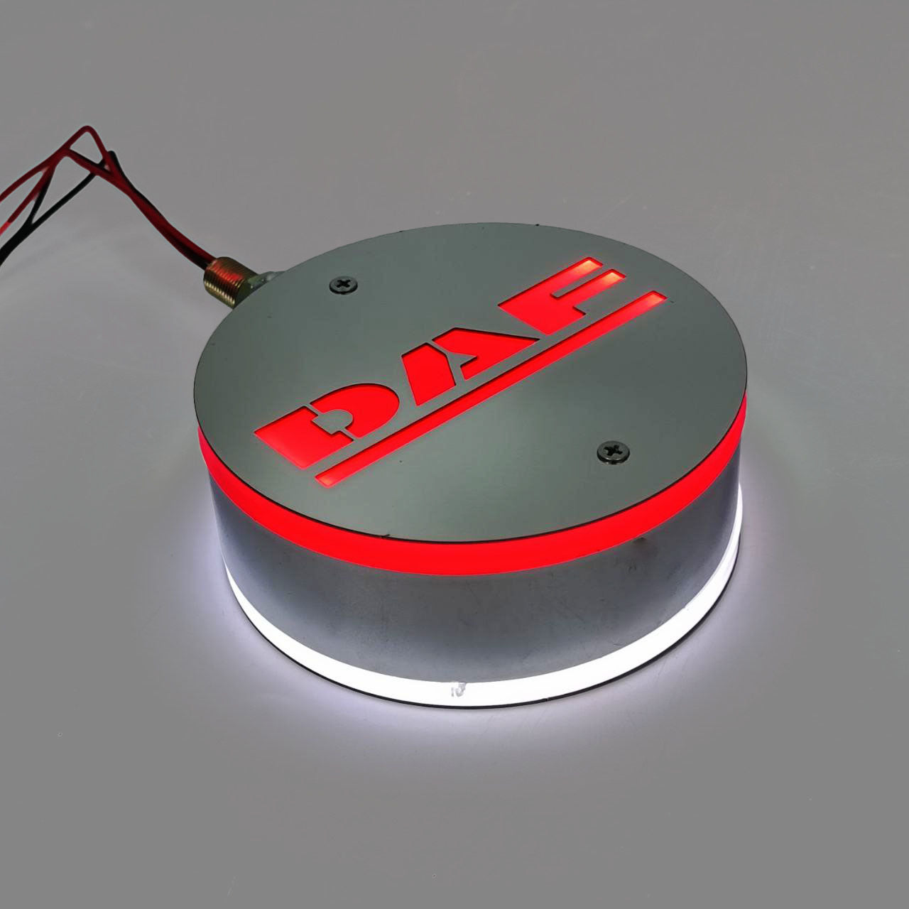Комплект от 2бр Светодиодни LED Лед Габарити Обеци 24V бяло-червено DF