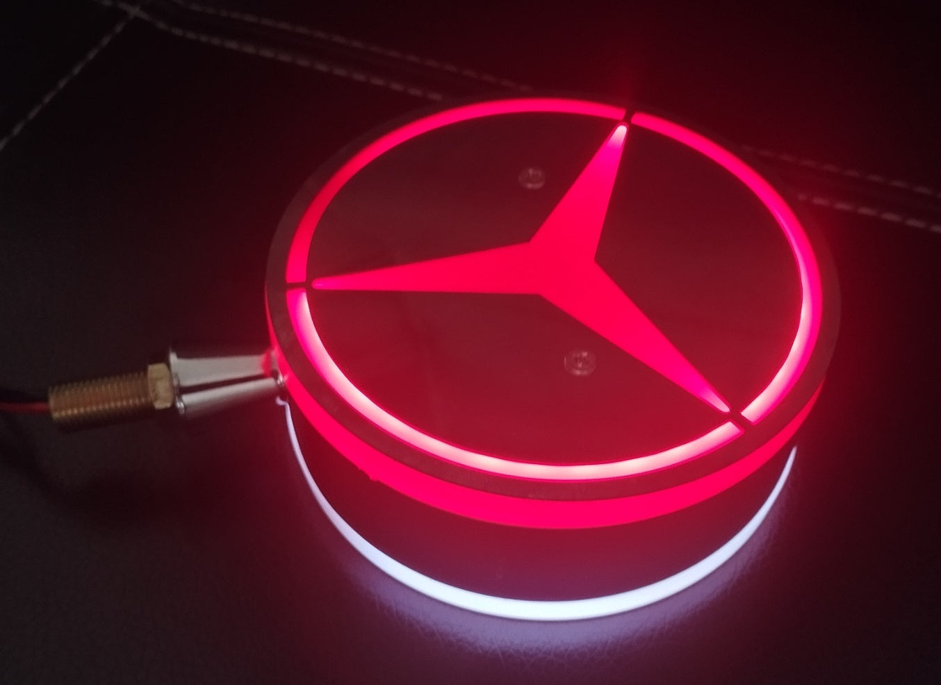 Комплект от 2бр Светодиодни LED Лед Габарити Обеци 24V бяло-червено Mer