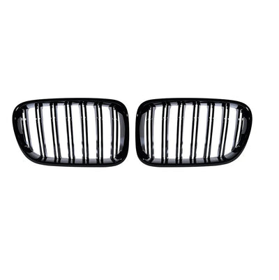 Двойни Бъбреци Решетки За БМВ BMW X3 F25 Преди Фейслифт 2010г.-2014г. Черен Гланц Лак