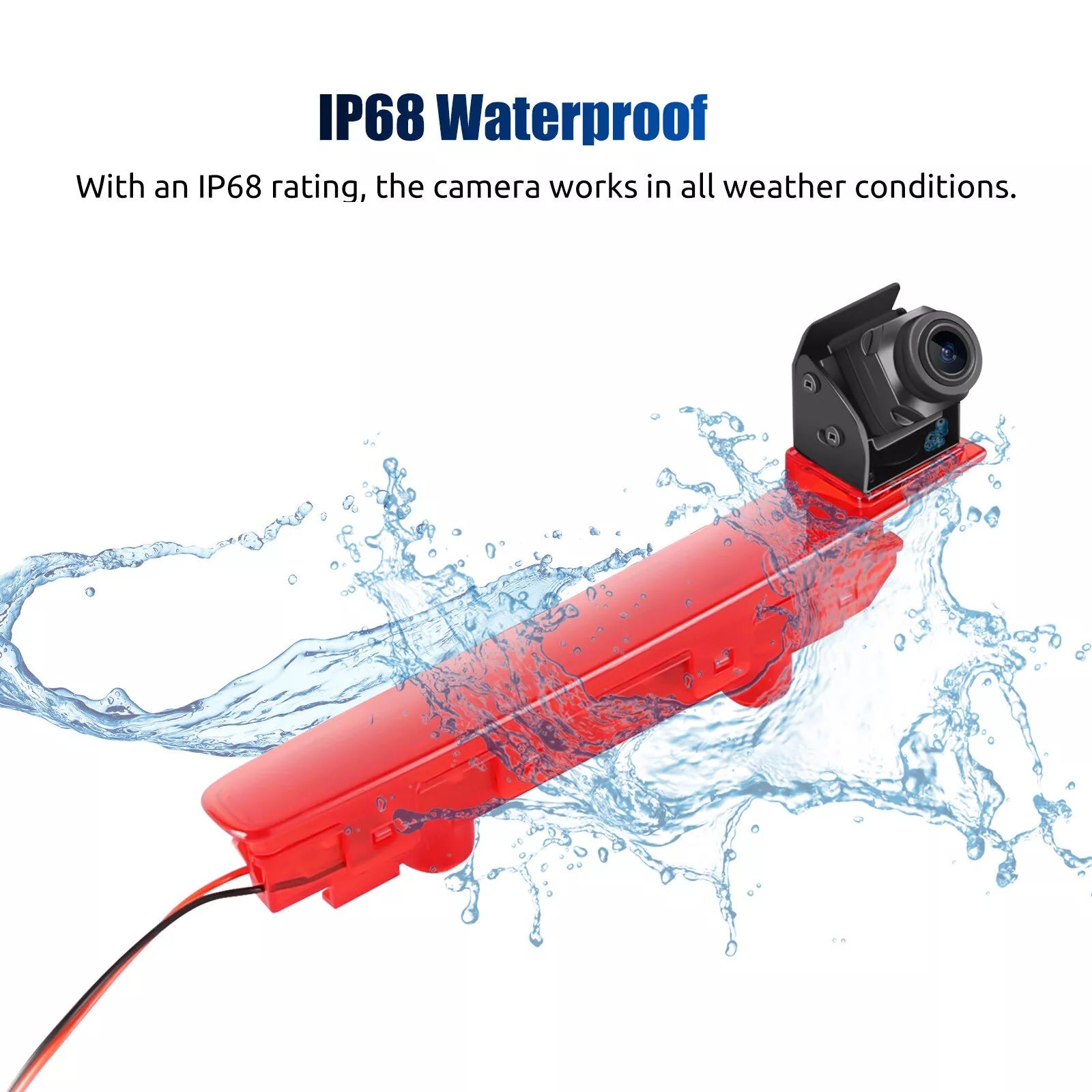 Трети стоп задна светлина за Volkswagen Transporter VW T5 T6 2010+ с вградена камера за задно виждане