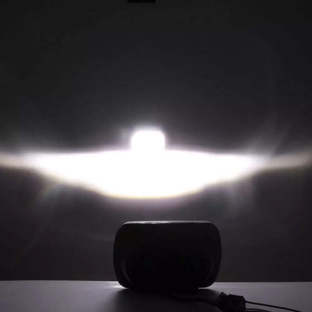 Комплект ляв и десен универсалeн 5x7 инча ЛЕД LED фар лампа халоген 12V-24V къси/дълги с DRL дневни светлини мигач бяло-жълто 8250lm за АТВ джип камион трактор и др.