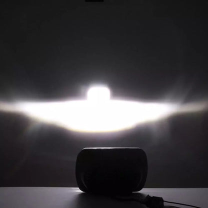Комплект ляв и десен универсалeн 5x7 инча ЛЕД LED фар лампа халоген 12V-24V къси/дълги с DRL дневни светлини мигач бяло-жълто 8250lm за АТВ джип камион трактор и др.