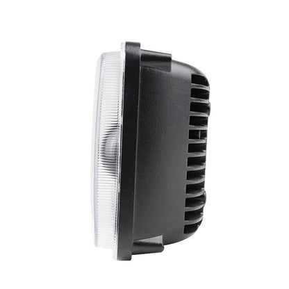 Универсалeн 5 инча ЛЕД LED фар лампа халоген 12V-24V къси/дълги с DRL дневни светлини мигач бяло-жълто 4000lm за АТВ джип камион трактор и др.