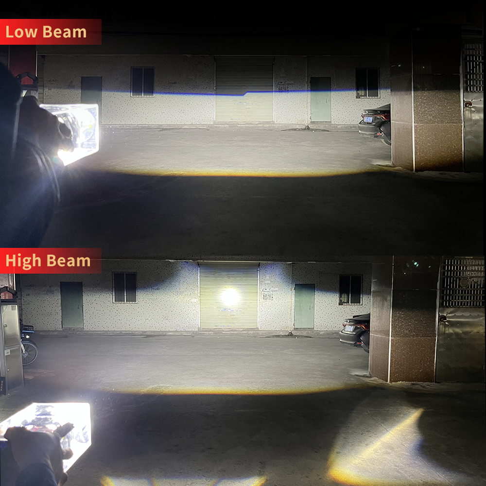 Комплект от 2бр. Bi-LED лазерни лупи за вграждане във фарове с къси и дълги светлини 3 инча 156W 8000lm 12V