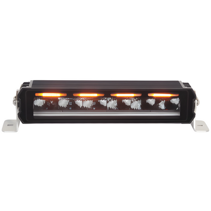 30.5 cm / 12 Инча 12V - 24V Висококачествен Led Bar Лед Бар Диоден Прожектор с бяла DRL габаритна светлина и оранжева аварийна блиц 4800LM
