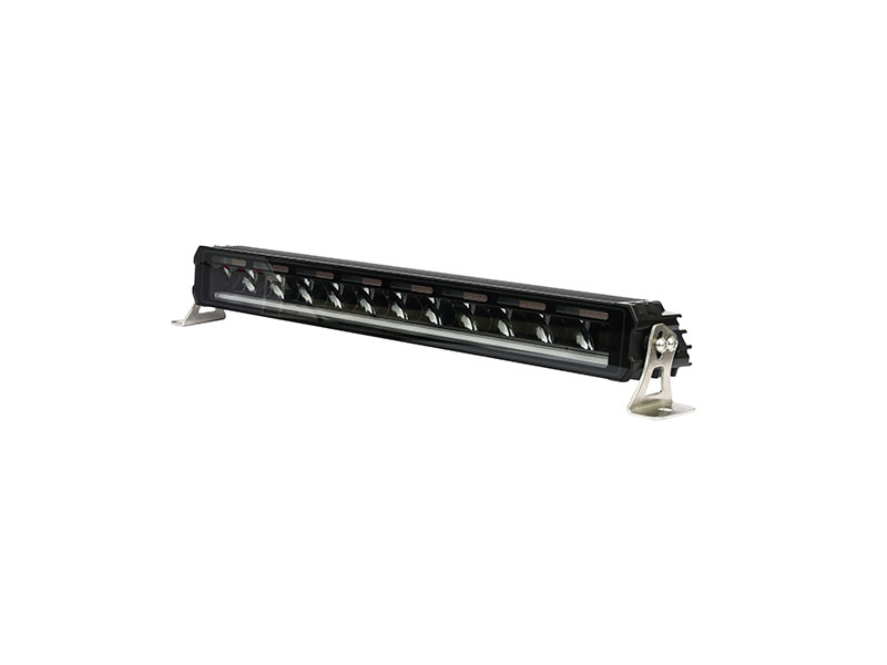 58.5 cm / 23 Инча 12V - 24V Висококачествен Led Bar Лед Бар Диоден Прожектор с бяла DRL габаритна светлина и оранжева аварийна блиц 7800LM