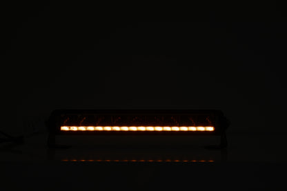 55 см Висококачествен 4 в 1 Led Bar Лед Бар Диоден Прожектор DRL с бяла габаритна светлина и оранжева аварийна блиц 80W 3800LM