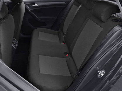 Пълен Комплект Тапицерия Kegel за предни+задни седалки на Volkswagen Golf 7 VII 2012-2019 Черна Текстил