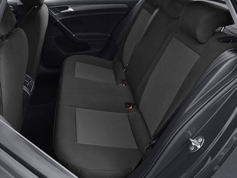 Пълен Комплект Тапицерия Kegel за предни+задни седалки на Volkswagen Golf 7 VII 2012-2019 Черна Текстил