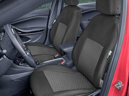Пълен Комплект Тапицерия Kegel за предни+задни седалки на Skoda Yeti 2013-2017 Черна Текстил