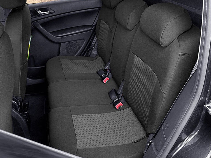 Пълен Комплект Тапицерия Kegel за предни+задни седалки на Skoda Yeti 2013-2017 Черна Текстил