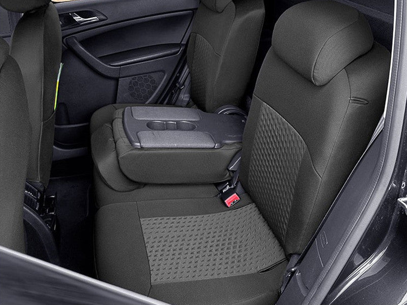 Пълен Комплект Тапицерия Kegel за предни+задни седалки на Skoda Yeti 2013-2017 Черна Текстил