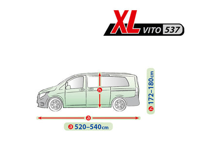 Висококачествено Покривало Kegel за VITO серия Mobile XL537 520-540x172-180cm