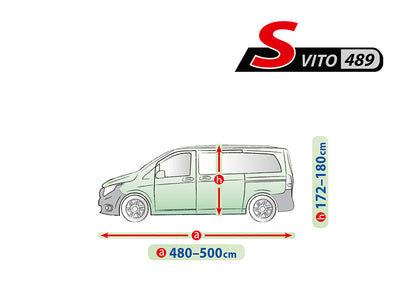 Висококачествено Покривало Kegel за VITO серия Mobile S489 500x180cm