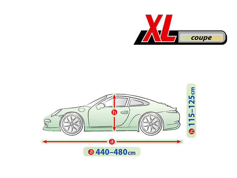 Висококачествено Покривало Kegel за купе автомобил Серия Mobile размер XL 440 - 480см х 115 - 125см