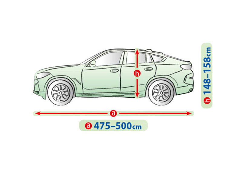 Висококачествено Покривало Kegel за Джип SUV Серия Mobile размер XL 475 - 500см х 148 - 158см