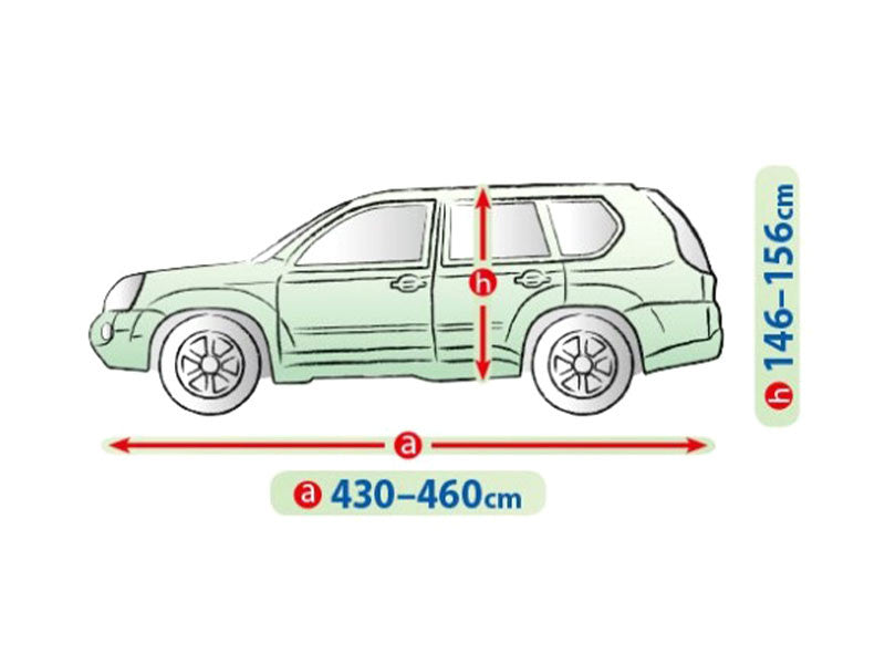 Висококачествено Покривало Kegel за Джип SUV Серия Mobile размер L 430 - 460см х 146 - 156см