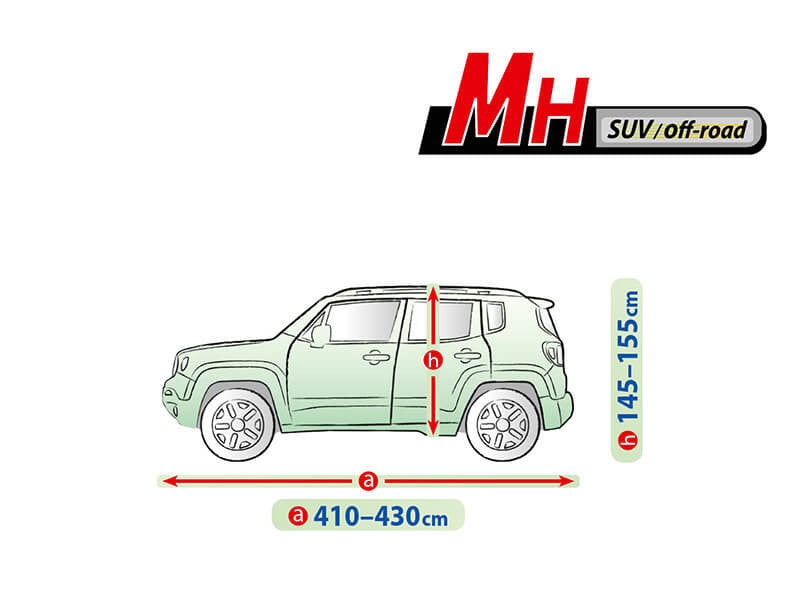 Висококачествено Покривало Kegel за Джип SUV OFF-ROAD Серия Mobile размер M 410 - 430см х 145 - 155см