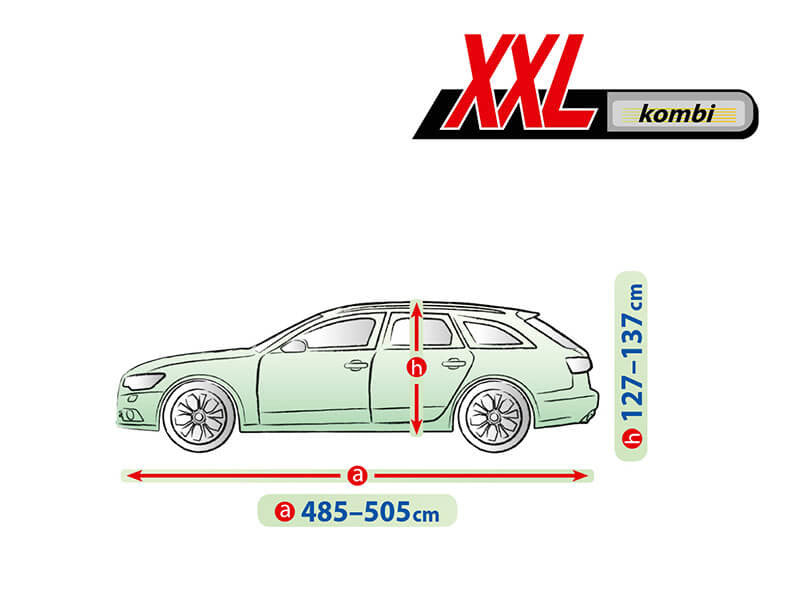 Висококачествено Покривало Kegel за Комби Хечбек Серия Mobile размер XXL 485 - 505см x 127 - 137см
