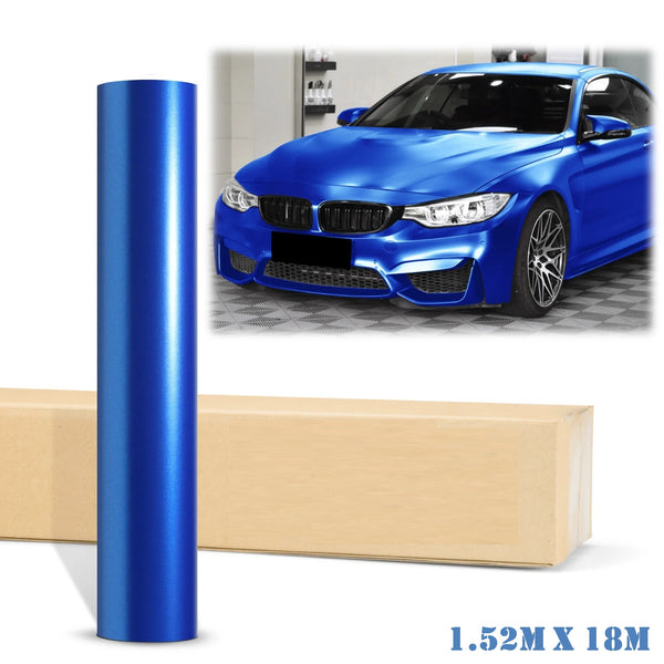 Синъо Матирано Декоративно автомобилно фолио 1.52 X 28M Blue Matte Vinyl Wrap