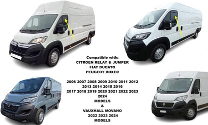 Комплект от 2бр. ветробрани за FIAT Ducato / Peugeot Boxer / Citroen Jumper 3 след 2006 Opel Movano след 2022