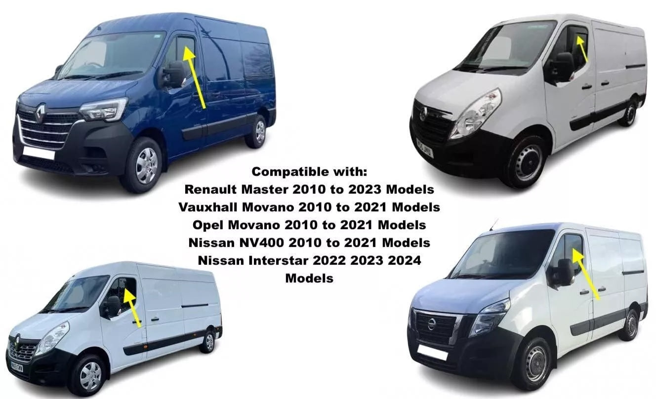 Комплект от 2бр. ветробрани за Renault Рено Master Opel Опел Movano 2010+