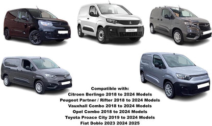 Комплект от 2бр. ветробрани за Peugeot Partner / Citroen Berlingo / Toyota Proace City / Opel Combo след 2018
