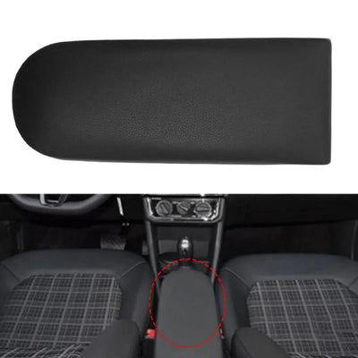 Капак за подлакътник VW Golf 4, Bora, Beetle, Polo, Passat, Jetta с черно кожено покритие