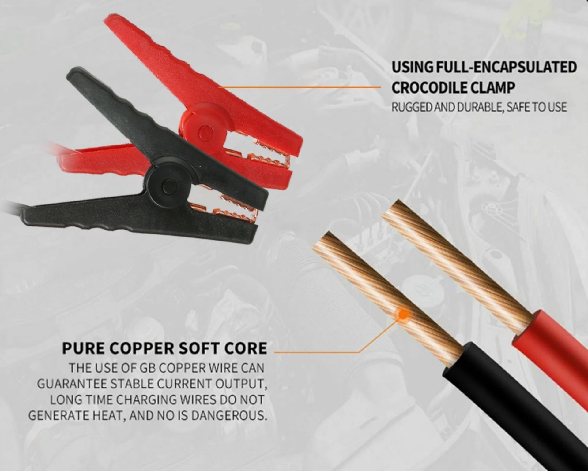 Стартерно, зарядно устройство за акумулатори 1000A, 12V, 10 000mAh