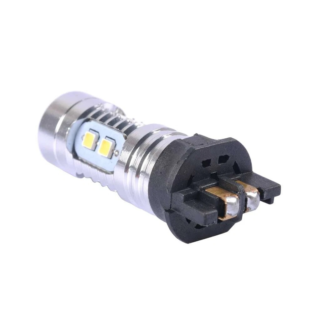 Комплект от 2 броя LED крушки PW24W / PWY24W – 2323 SMD бяла светлина 6000K 360° 12–30V, Canbus без грешки