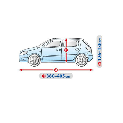 Висококачествено Покривало Kegel серия BASIC GARAGE M2 за Хечбек/Hatchback 380-405 cm