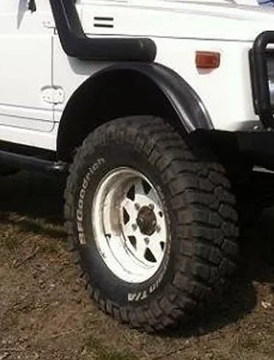 Гумен уширител протектор за калници за offroad офроуд джип SUV микробус автомобил 8cm x 3m черен