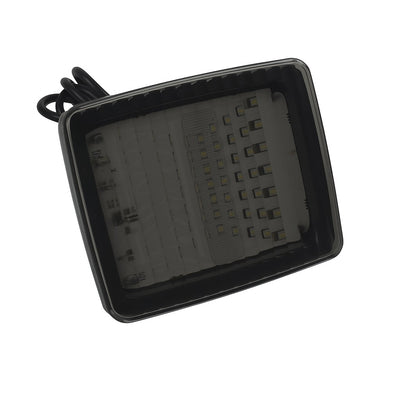 LED оранжев сигнален габарит с 70 диода, 12-24V, опушен