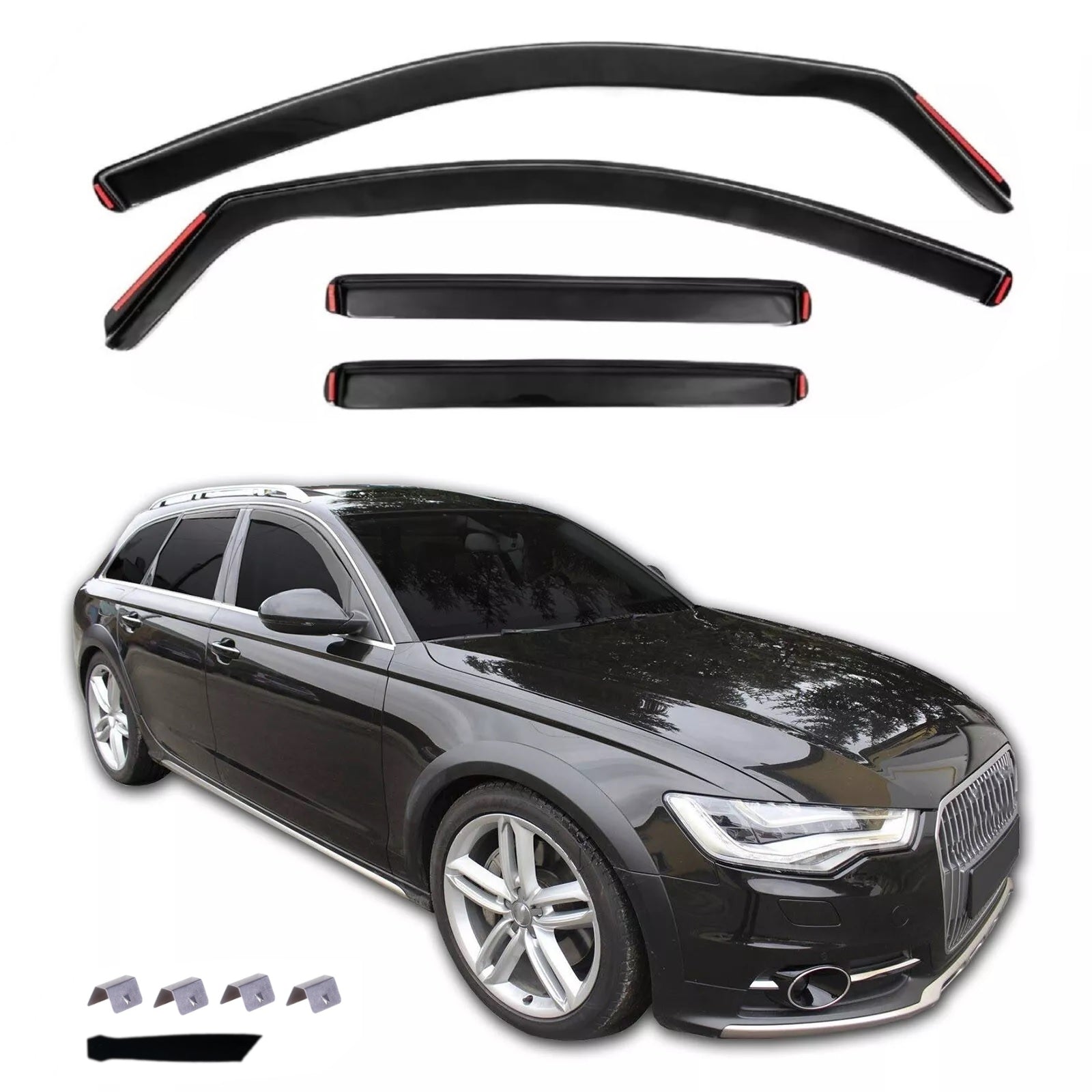 Комплект от 4бр. ветробрани за AUDI A6 C7 - комби - 2011-2018