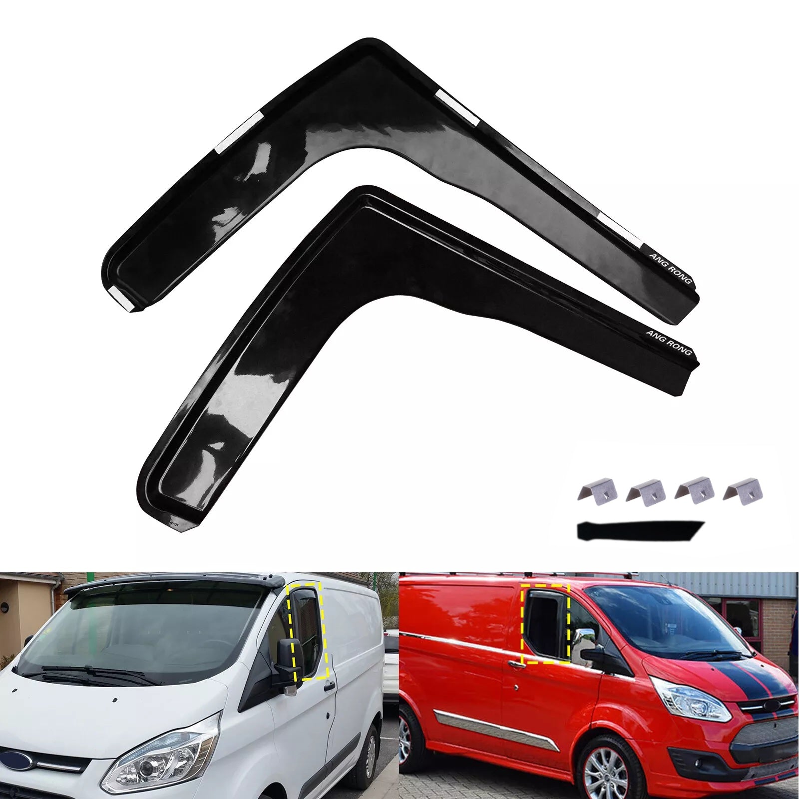 Комплект от 2бр. ветробрани за Ford Transit Custom / Tourneo Custom - 2012+