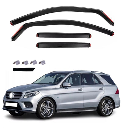 Комплект от 4бр. ветробрани за Mercedes M-Class / GLE (W166) 2011-2018