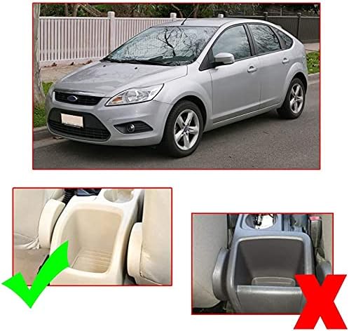 Подлакътник барче за Ford Focus MK2 2005–2011 - Еко кожа – Черен
