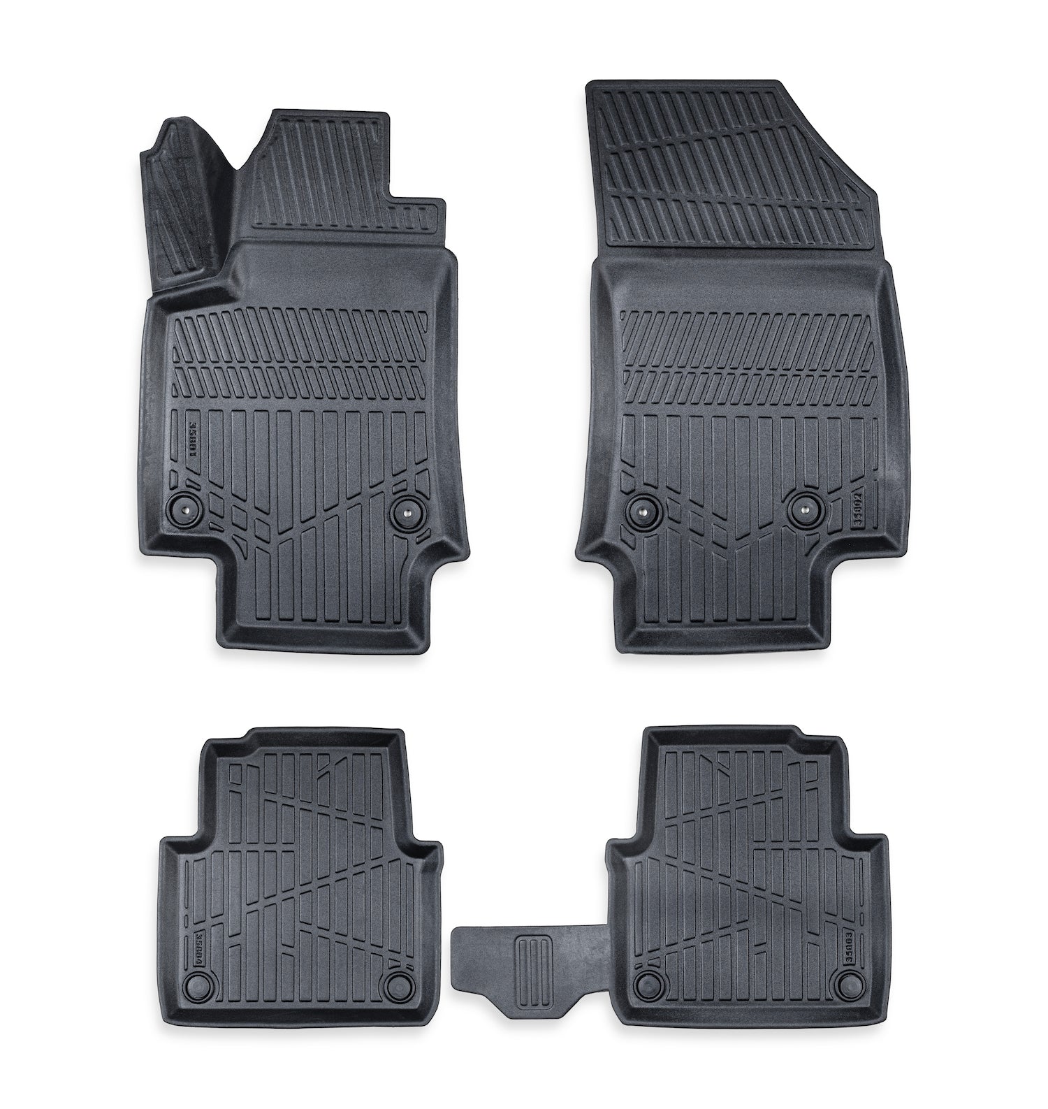 Комплект 4бр. 3D Гумени стелки за купе Erpassan - OPEL CROSSLAND X 2017-2020