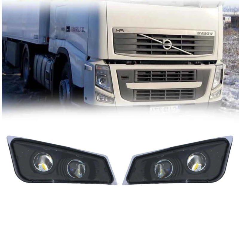 Ляв LED халоген, фар за мъгла за VOLVO FH3 / FM3 OEM: 21297918, 21297911, 21035692