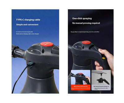 Електрическа автоматична пянообразуваща пръскачка / Пулверизатор 2L – USB Type-C