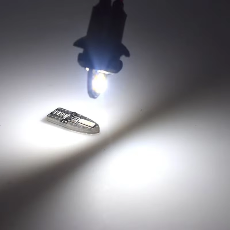 Комплект 2 бр. LED крушки T10, W5W, CANBUS, 6000K бяла светлина, 200 лумена, 12V – блистер