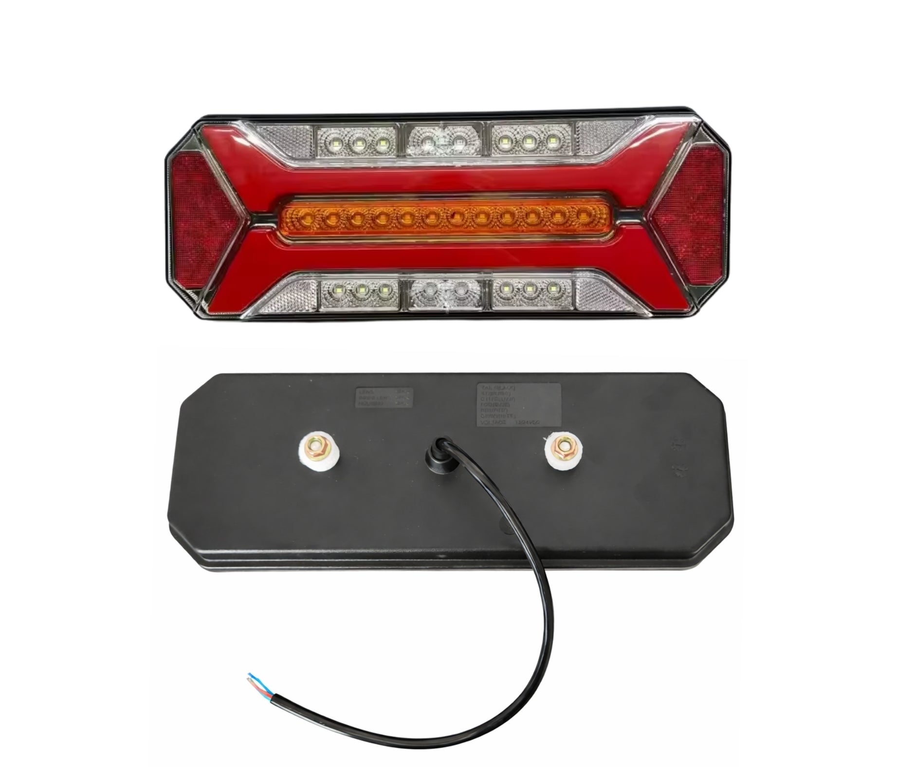 LED стоп с 5 функции за камион и ремарке, динамичен мигач, стоп светлина, заден ход, мъгла, IP66, 12–24V