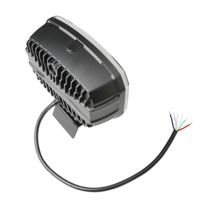 LED комбиниран халоген Flexzon 12–24V, 175W, 11000 lm, оранжев/бял DRL и аварийна блиц светлина с 4 режима, E-mark, IP67/69K