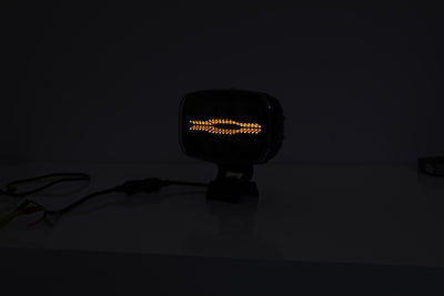 LED комбиниран халоген Flexzon 12–24V, 175W, 11000 lm, оранжев/бял DRL и аварийна блиц светлина с 4 режима, E-mark, IP67/69K