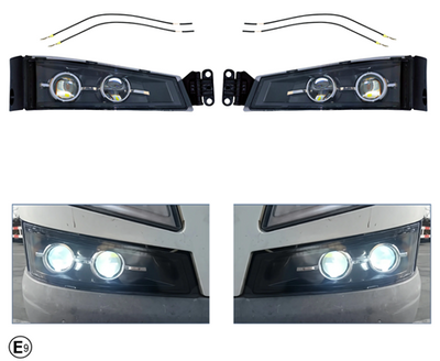 Комплект LED халогени, фарове за мъгла с двойна лупа за VOLVO FH4 / FM4 (2013–2019)